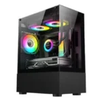 LC-01 Micro-Atx Aquarium Case Black