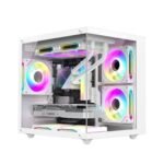 LC-01 Micro-Atx Aquarium Case White